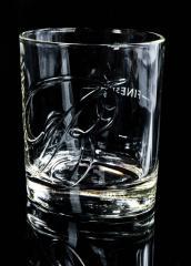Ballantines, Glas / Gläser, Whiskyglas, Tumbler oval, Relief Glas mit Bodenprägung Finest