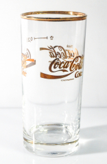 Coca Cola Glas / Gläser, Longdrinkglas Goldedition 0,2l / Sonderedition