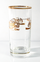 Coca Cola Glas / Gläser, Longdrinkglas Goldedition 0,2l / Sonderedition