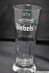 DIEBELS GLAS / GLÄSER, CUP, BIERGLAS, RELIEF, SCHWERE AUSFÜHRUNG 0,3l