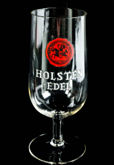 Holsten Bier, 70er Jahre Bierglas, Pokalglas altes Siegel 0,25l