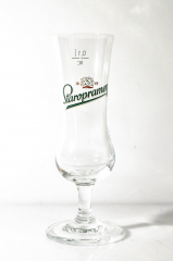 Staropramen Bier, Glas / Gläser Pokalglas 0,1l bauchige Ausführung, Probierglas, Empfangsglas, Bierglas