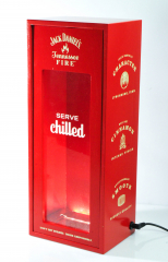 Jack Daniels Whisky, XXl Echtholz LED Bottle Glorifier Fire Flaschenaufsteller