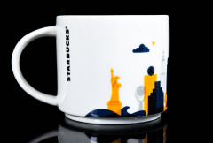 Starbucks Kaffeebecher, Citybecher You are here, YAH City Mug, New York 414ml