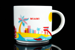 Starbucks Kaffeebecher, Citybecher You are here, YAH City Mug, Miami 414ml