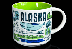 Starbucks Coffee Mug, City Mug Been there Series, City Mug, Alaska 414ml Special Edition