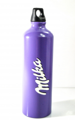 Milka Schokolade, Aluminium Trinkflasche, Thremoflasche ca. 0,5l