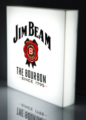 Jim Beam Whiskey, LED 3D neon sign, illuminated advertising Cube