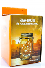 Schöfferhofer Weizenbier, 18 fach LED Solar Balkon Leuchte, Tischlampe, Hängeleuchte Einmachglas, warmweiß