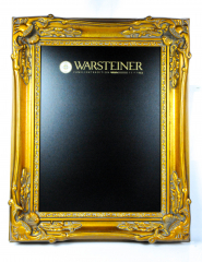 Warsteiner beer, nostalgia chalk board, writing board, blackboard in picture frames