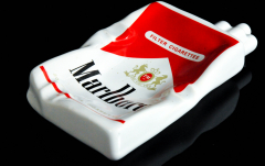 Marlboro tobacco, desing porcelain ashtray, special edition box payment plate