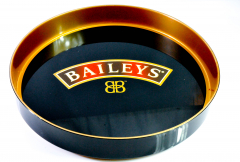 Baileys Irish Cream waiter tray, serving tray, round tray with rubberized adhesive