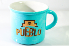 Pueblo Tobacco, Mahlwerck Ceramic Coffee Mug, Retro Cup