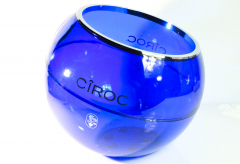 Ciroc Vodka, Kühler Blau Neu Eisbox rund Eiswürfel Behälter Flaschen Deko Bar