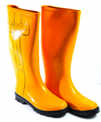 Veuve Clicquot champagne rubber boots Yellow Label Rain Boots size 36/37
