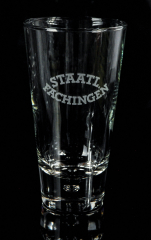 Staatlich Fachingen Wasser, Wasserglas, Longdrinkglas mit Perle im Fußbereich