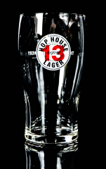 Guinness Hop House 13 lager beer, half pint beer glass, tulip beer glasses