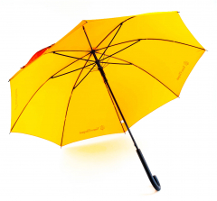 Veuve Clicquot Champagner Regenschirm Automatik Umbrella Yellow Label Golf