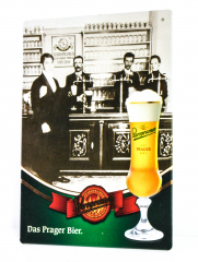 Staropramen Bier, Postkarten Werbe Sammel Blechschild Nostalgie Motiv 2007