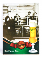 Staropramen Bier, Postkarten Werbe Sammel Blechschild Nostalgie Motiv 2007