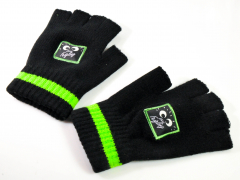Kleiner Feigling, fingerless woolen gloves, mobile phone gloves, winter knitwear