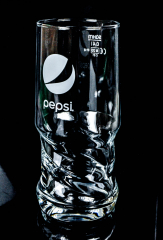 Pepsi Cola, Exclusiv Becher Glas Gläser AXL Schwingform 0,4l, weiß satiniert