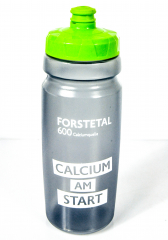 Forstetal 600 water, sports drinking bottle, bicycle bottle, bike bottle, green version, quick-release fastener