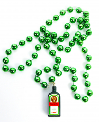 Jägermeister Liqueur, USA Necklace Bottle Pendant Pearl Necklace Party Necklace
