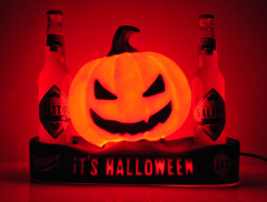Salitos and Miller Beer, LED Helloween neon sign, bottle light, rare!!