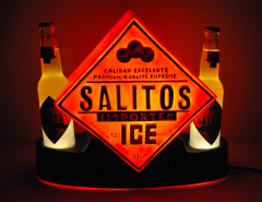 Salitos beer, LED neon sign, bottle light, neon advertising ICE RARE!!