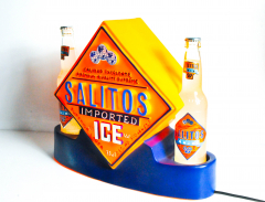 Salitos Bier, LED Leuchtreklame, Flaschenleuchte, Leuchtwerbung ICE SELTEN!!