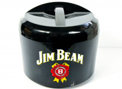 Jim Beam Whisky, Acryl Eiswürfelbehälter, Flaschenkühler 10l, 3 teilig