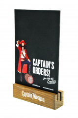 Captain Morgan Rum real wood table display chalk board bar decoration new version