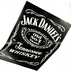 Jack Daniels whisky, XXL poster, label, mural / format 70 x 50 cm