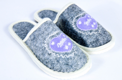 Milka chocolate, felt slippers, slippers, guest slippers size. 37 / 38
