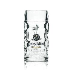 Benedictine wheat beer, beer glass, mug glass / glasses Seidel beer mug wheat beer glass 0.5l