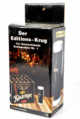 Köstritzer Bier, Glas / Gläser Steinkrug, Editions-Seidel, Glas/Gläser, 0,5l Sammelkrug
