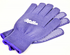 Milka chocolate, knitted gloves, work gloves, frost gloves, assembly knobs / grip