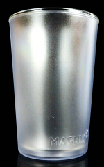 Magnus Mineralbrunnen Acryl Flaschenkühler Eiswürfelkühler satiniert 0,7l