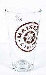 Maisels Weisse Bier, Glas / Gläser, Weissbierglas, Willibecher 0,3l M & F Brown