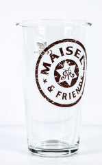 Maisels Weisse Bier, Glas / Gläser, Weissbierglas, Willibecher 0,3l M & F Brown