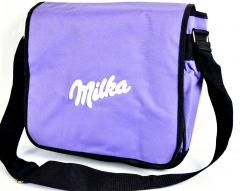 Milka chocolate, school bag, laptop bag, office bag with zipper