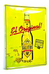 Salitos Bier, Werbeschild, Blechschild Reklameschild EL ORIGINAL