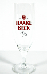 Haake Beck beer, glass / glasses beer glass, cup glass 0.4l Ritzenhoff