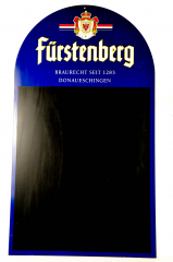 Fürstenberg beer, chalkboard writing board Chalckboard display