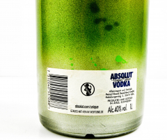 Absolut Vodka, Echtglas Dekoflasche Showbottle 1,0l UNIQUE EDITION 304534