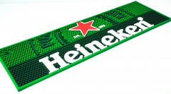 Heineken Bier, XXL Barmatte, Tresenmatte Abtropfmatte Diplome Barzubehör