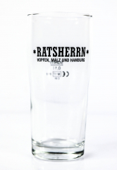 Ratsherrn Pils, beer glass glass / glasses tasting glass 0.1l Brewhouse