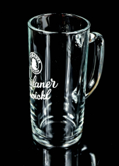 Paulaner wheat beer Zwickl beer, glass / glasses mug tankard 0.3l Donau