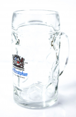 Weihenstephan beer glass / glasses Seidel Krug wheat 0.5l ISAR relief cut